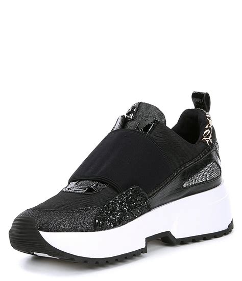 dames snekers stocker en ligne zwart michael kors|Michael Kors slip on sneakers.